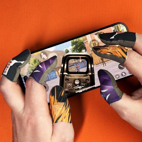 Ігровий комплект для гри на смартфоні: кулер MEMO DLA7 + напальчники зі срібним волокном (6 шт.) + 3 бокси + пудра + пластина 2914392624 фото