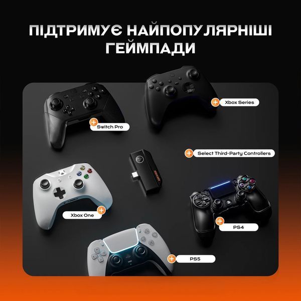 Адаптер для підключення ігрових контролерів Keevoox RANGER IX01 до iPhone/iPad (USB-C) 27876 фото