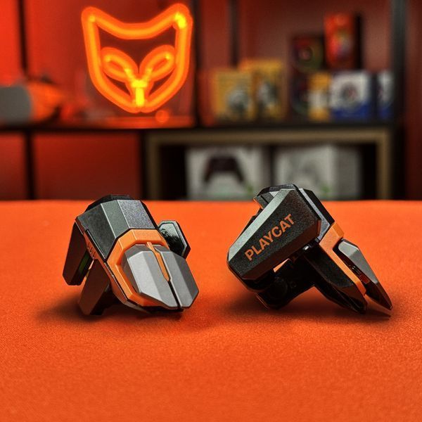 Ігровий комплект PLAYCAT: тригери SX11 AGGRESSOR + напальчники (1 пара 2 шт.) 11-11-77 фото