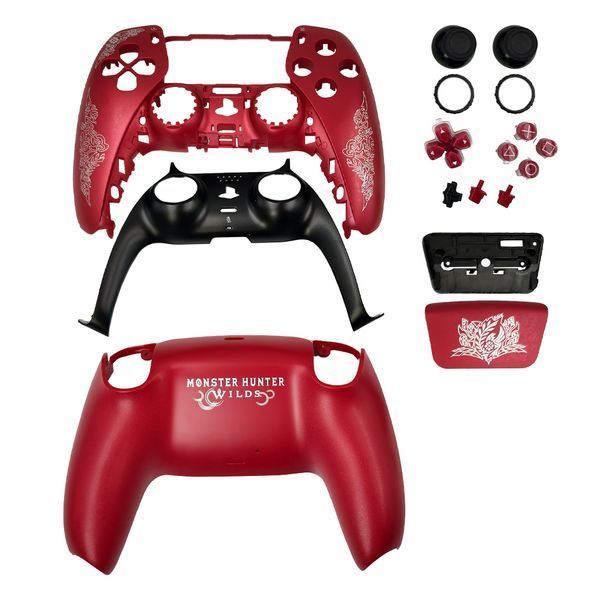 Корпус для Sony DualSense Monster Hunter Wilds 00-00-25-Full Set 13 фото