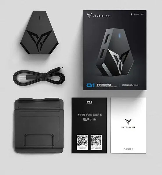 Бездротовий конвертер Flydigi Q1 адаптер для клавіатури миші на Android смартфон планшет підтримка будь яких ігор 1578277526 фото