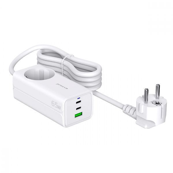Подовжувач PROOVE Power Strip PD-02 65W 45459 фото