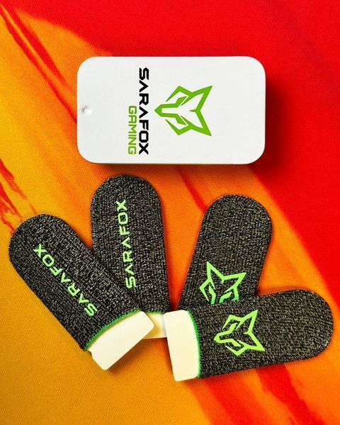 Подарунок: напальчники Sarafox V9 Glows-in-Dark (2 пари 4 шт.) + бокс gift_2074132737 фото