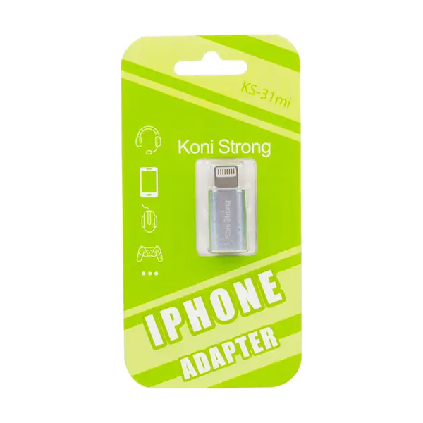 Перехідник OTG KONI STRONG KS-31mi Lightning/Micro-USB 2363366387 фото