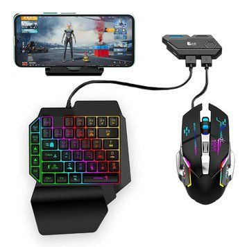 Набір з конвертером для смартфона та планшета Gamwing Combo Pack Elite Plus 2: Конвертер Mix Elite Plus + Клавіатура K12X + мишка G2 2135585282 фото