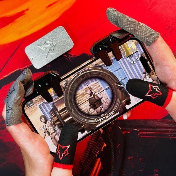 Комплект ігровий Sarafox MEGACHAD (11в1): кулер Sarafox B8 Max + тригери G21 + напальчники F6 та C2 + бокс + пластина MX2 11-34-00 фото