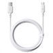 Кабель Baseus Silky USB-A/Type-C 100W (2м) (White) 61664 фото 2