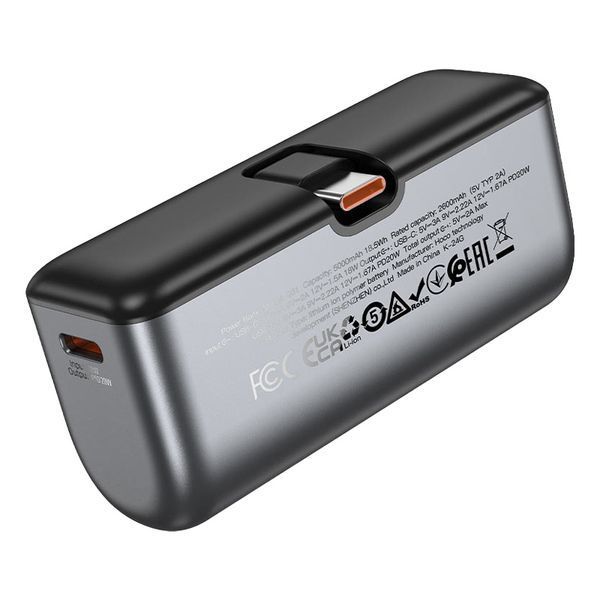 Повербанк HOCO Ingenious PD Q31 5000mAh 20W (Type-C) 2793460391 фото