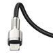 Кабель Baseus Cafule Metal USB-A/Lightning 2.4A (1м) (Black) 31092 фото 4