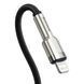 Кабель Baseus Cafule Metal USB-A/Lightning 2.4A (1м) (Black) 31092 фото 5