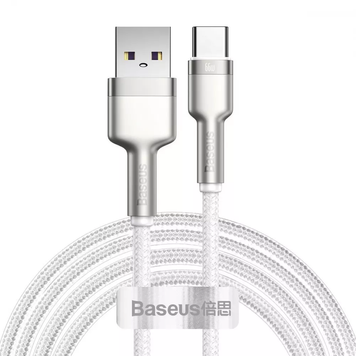 Кабель Baseus Cafule Metal Data Cable USB to Type-C 66W (2m) быстрая зарядка 2 м CAKF000202 2105652548 фото