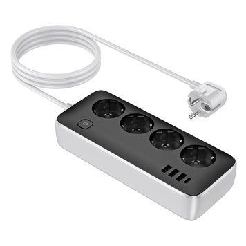Удлинитель HOCO Sunlight 4-bit Multifunctionsl Safety Socket AC21 24-09-82 фото
