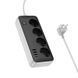 Удлинитель HOCO Sunlight 4-bit Multifunctionsl Safety Socket AC21 24-09-82 фото 2