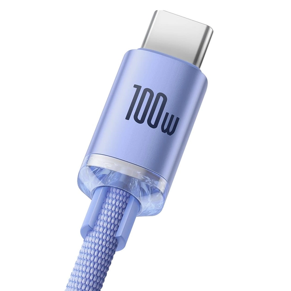 Кабель Baseus Crystal Shine Series Cable USB to Type-C 100W (2m) быстрая зарядка 2 м 100 Вт CAJY000501 2105703154 фото