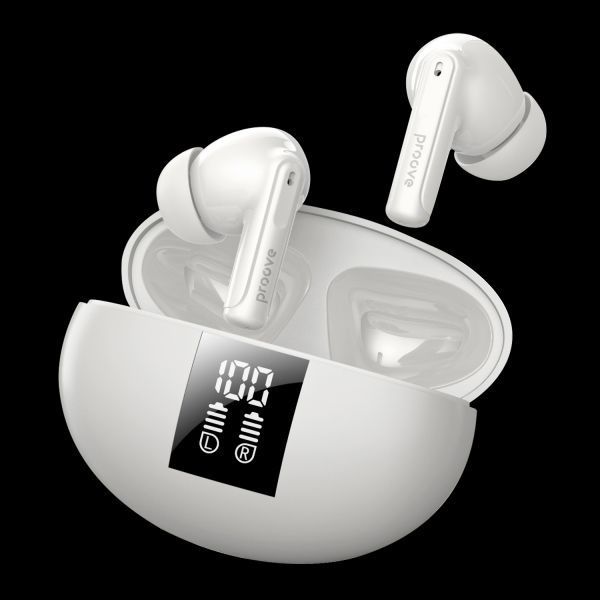 Навушники Proove Thunder Buds SE TWS з шумопоглинанням бездротові (White) 62402 фото