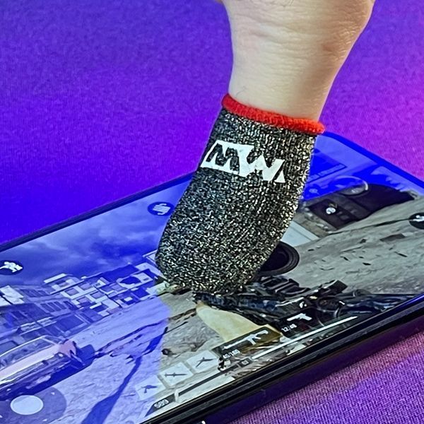 Игровые напальчники длинные с нейлоном MW (3 пары 6 шт) для игр на телефоне смартфоне планшете pubg пабг 2456083885 фото
