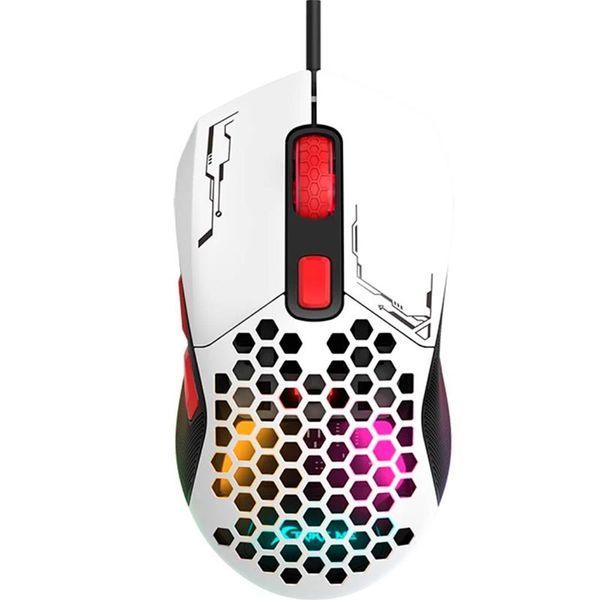 Ігрова миша комп'ютерна дротова з підсвічуванням XTRIKE ME GM-316w gaming Mouse геймерська мишка RGB 7200 DPI 2093017189 фото