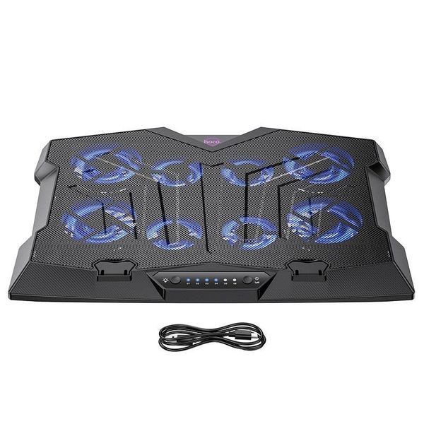 Подставка с охлаждением для ноутбука Hoco Monte notebook cooling fan GM27 (6 уровней скорости) 2503536484 фото