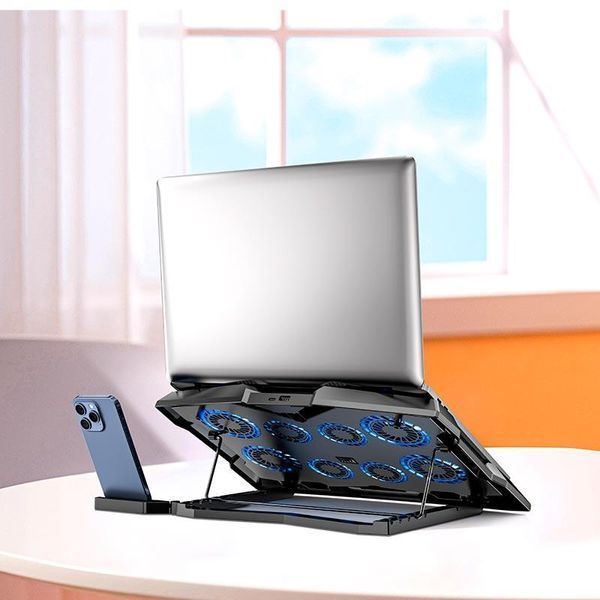 Подставка с охлаждением для ноутбука Hoco Monte notebook cooling fan GM27 (6 уровней скорости) 2503536484 фото