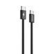 Кабель Proove Energy Stream Type-C/Type-C 60W (1м) (Black) 2571455558 фото 1