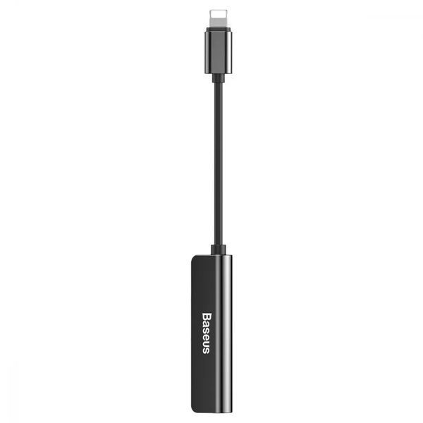Перехідник Baseus 3-in-1 L52 Lightning/3.5mm Mini Jack + 2xLightning 2118120560 фото