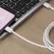 Кабель Proove Energy Stream Type-C/Type-C 60W (1м) (White) 2571455559 фото 2