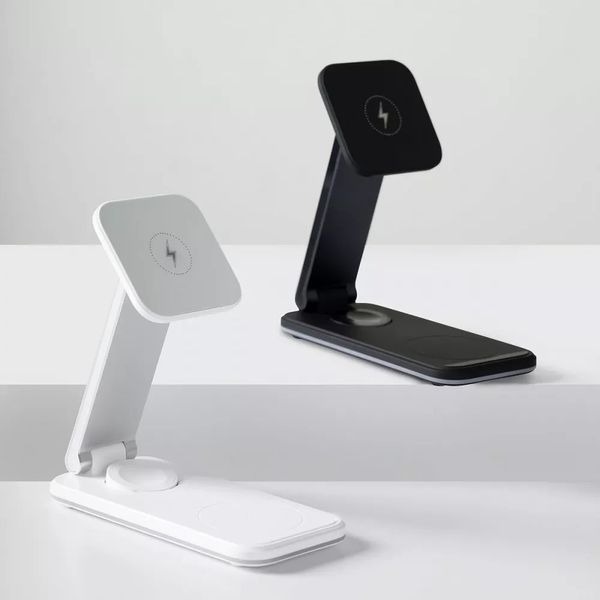 Док-станція Proove Energy Fold 3 в 1 Qi2 (White) 50879 фото
