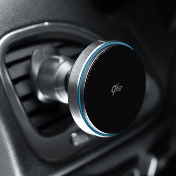 Автомобільний тримач для телефону з бездротовим ЗП Proove Titanium Circle 15W Qi2 63019 фото