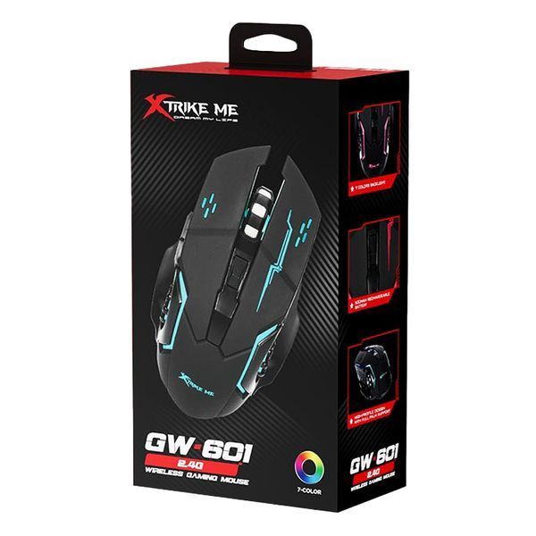 XTRIKE ME Wireless Gaming Mouse GW-601 Беспроводная игровая мышь 2793460435 фото