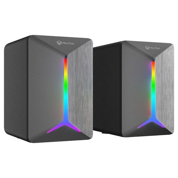 Колонки акустика для компьютера ПК Meetion Wired Meetion Speaker MT-SP2011 |AUX+USB, 3W*2, RGB| 2565400536 фото
