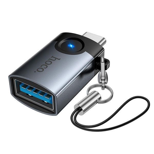 Перехідник OTG HOCO UA46C Victory Type-C/USB-A 19468 фото