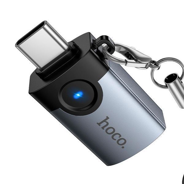 Перехідник OTG HOCO UA46C Victory Type-C/USB-A 19468 фото