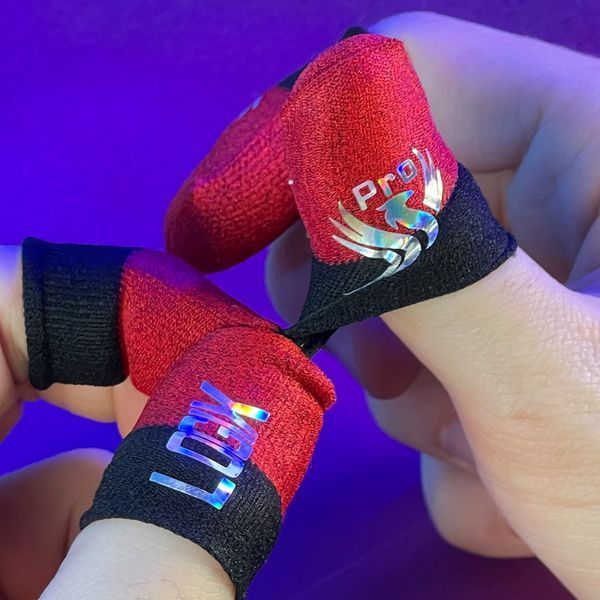 Игровые напальчники PRO LOGIX (3 пары 6 шт) (Black/Red) 2462722998 фото