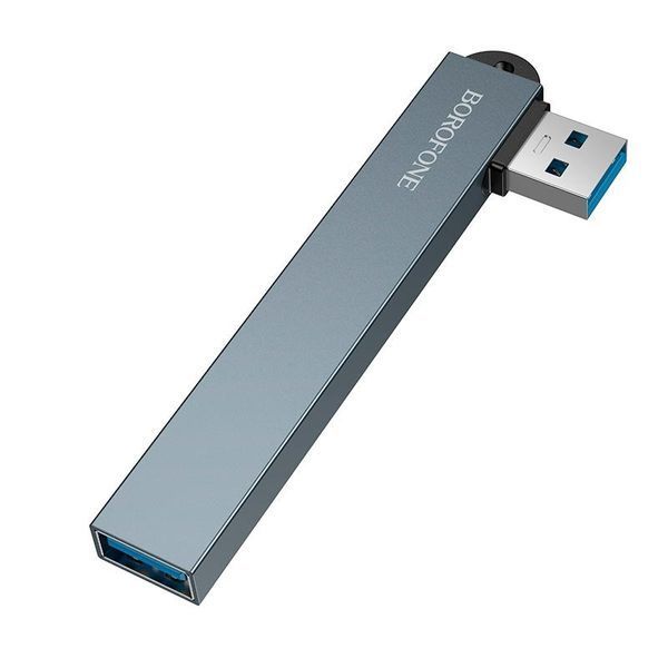 USB хаб BOROFONE 4-in-1 FH1 (3xUSB2.0 + USB3.0) 19-42-68 фото