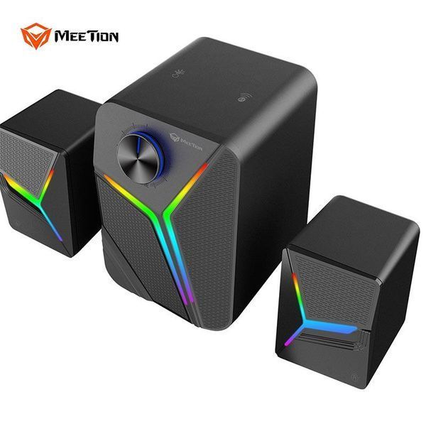 Колонки акустика для ПК комп'ютера Meetion Wired + Bluetooth Meetion Speaker MT-SP2111 | BT5.0/AUX + USB 15W RGB 2566067853 фото