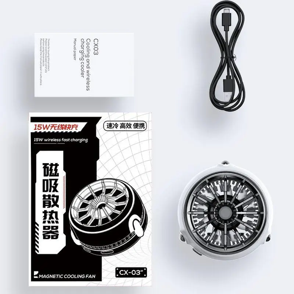 MEMO CX-03 Магнітний кулер з бездротою зарядкою для MagSafe 1932087809 фото