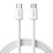 Кабель Baseus Dynamic 4 Type-C/Type-C 100W (1м) (White) 62629 фото 1