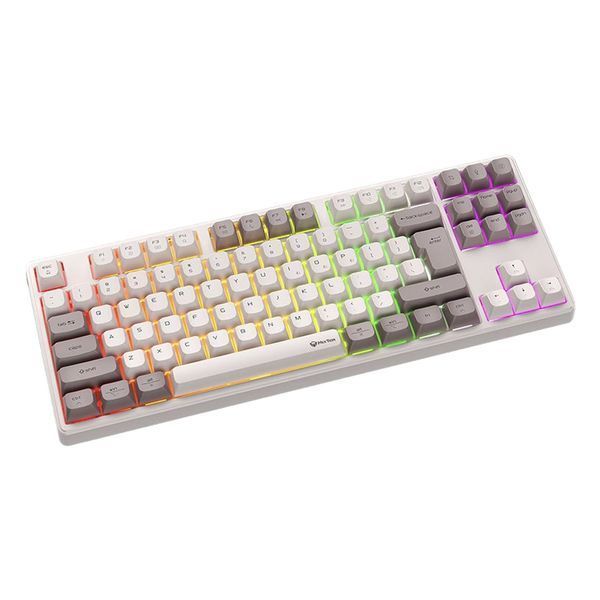 Механічна бездротова клавіатура MEETION Backlit MK14 (White) (UA) 14-00-42 фото