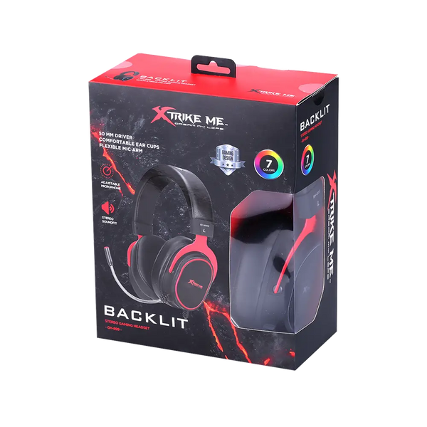 Игровые наушники XTRIKE ME Backlit GH-899 с микрофоном 1215524076 фото