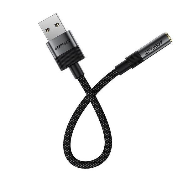Аудіо-перехідник ACEFAST J13 USB-A/3.5mm Mini Jack Hi-Fi (15 см) 19448 фото