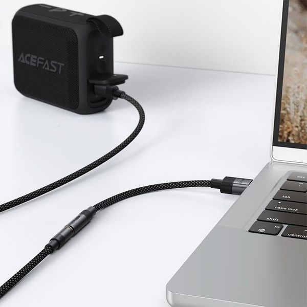 Аудіо-перехідник ACEFAST J13 USB-A/3.5mm Mini Jack Hi-Fi (15 см) 19448 фото