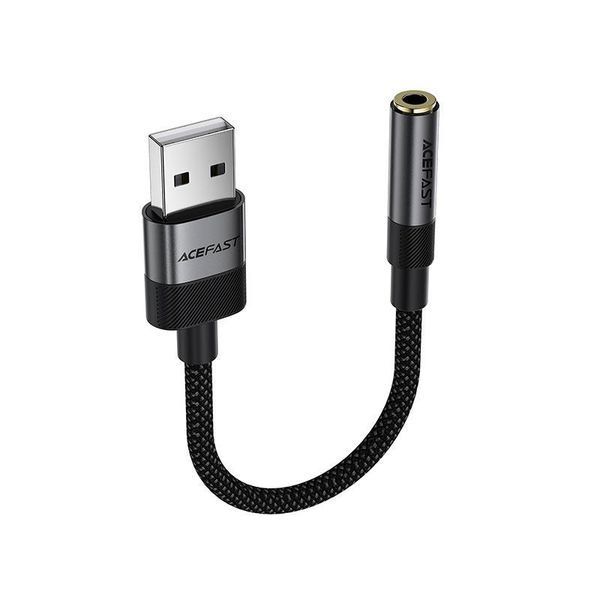 Аудіо-перехідник ACEFAST J13 USB-A/3.5mm Mini Jack Hi-Fi (15 см) 19448 фото