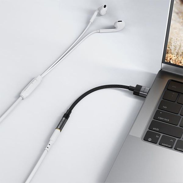 Аудіо-перехідник ACEFAST J13 USB-A/3.5mm Mini Jack Hi-Fi (15 см) 19448 фото