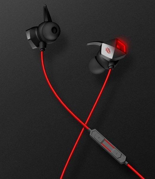 Проводные игровые наушники с микрофоном Nubia Gaming Earphone 3.5mm Black (RedMagic) для телефона ПК ноутбука 1853986893 фото