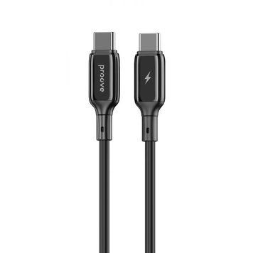 Кабель Proove Flex Metal Type-C/Type-C 60W (1м) (Black) 50505 фото