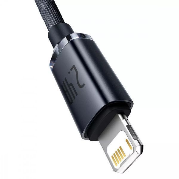 Кабель Baseus Cafule USB-A/Lightning 2.4A (1.2 м) (Dark Grey) 35102 фото