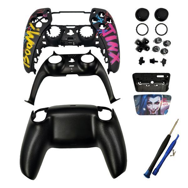 Корпус для Sony DualSense Arcane Jinx 00-00-01-Full Set 7 фото