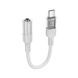 Аудіо-перехідник Hoco LS37 (Type-C/3.5.Mini-Jack) (White)