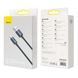 Кабель Baseus Cafule USB-A/Lightning 2.4A (1.2 м) (Dark Grey) 35102 фото 8
