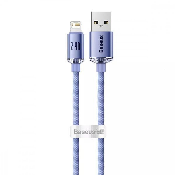 Кабель Baseus Cafule USB-A/Lightning 2.4A (1.2 м) (Purple) 35102 фото